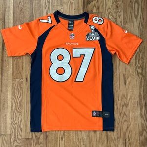 Super Bowl XLVIII Denver Broncos Eric Decker Youth Jersey #87